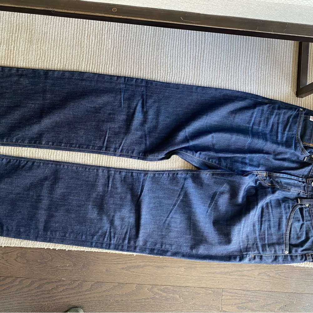 AG Adriano Goldschmied Deep Blue Relaxed Jeans